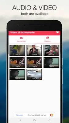 Descargador de Videos android App screenshot 0