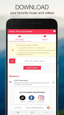 Descargador de Videos android App screenshot 3